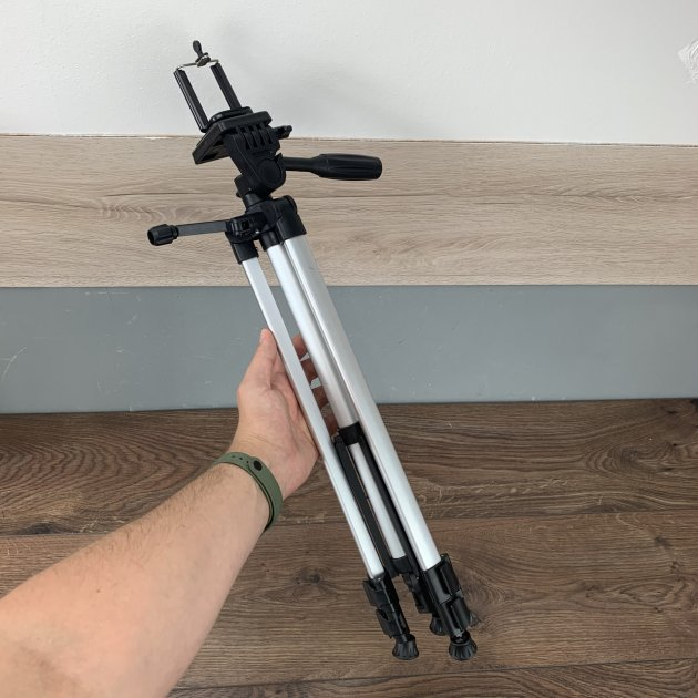 Высокий штатив (тринога) Tripod 330A для телефона и камеры 134см + Чехол - Фото 9 Высокий штатив (тринога) Tripod 330A для телефона и камеры 134см + Чехол - изображение 9
