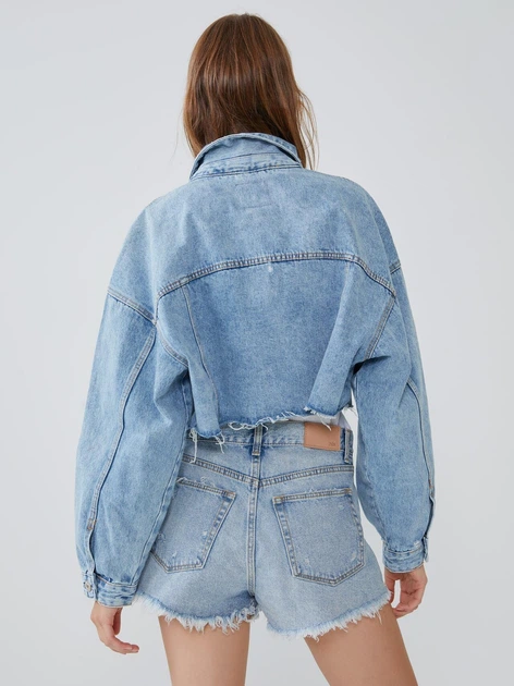 Джинсова куртка Zara 3643/529/400-ACXD XL Синя