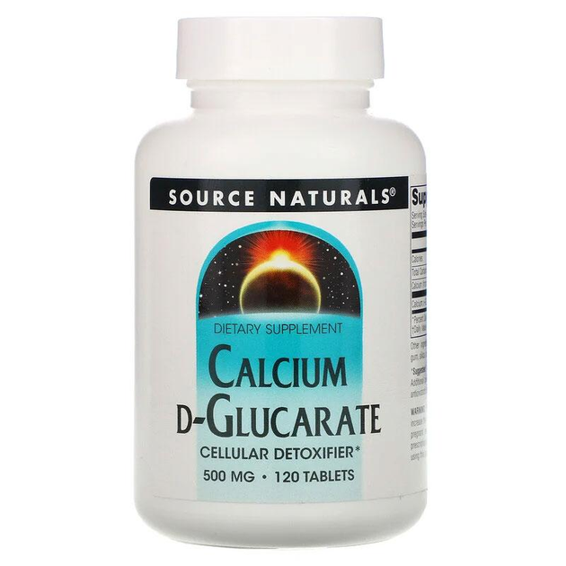 Кальція Д-глюкарат 500 мг Source Naturals Calcium D-Glucarate для ...