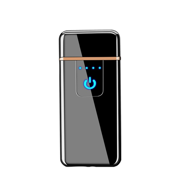 Акумуляторна електро USB запальничка Lighter 215 сенсорна з індикатором заряду в подарунковій коробці - зображення 3