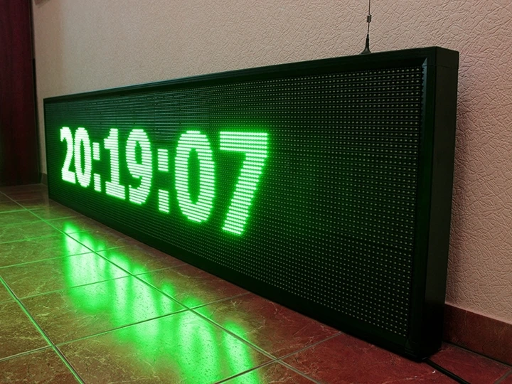 Светодиодная Бегущая строка 960х160мм (красный цвет) Ташута (12-70023) - изображение 7