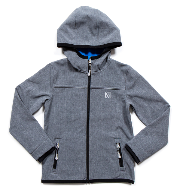 Демисезонная куртка SOFTSHELL NANO S18M1401-MidGreyMix серый 136 - 146 ...