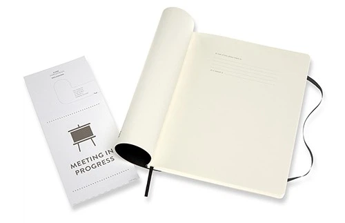Блокнот недатований Moleskine PRO м'яка який XXL 21,6 х 27,9 см чорний - Фото 3 Блокнот недатований Moleskine PRO м'яка який XXL 21,6 х 27,9 см чорний - зображення 3