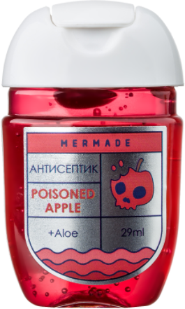 Антисептик для рук Mermade Poisoned apple 29 мл (4820241301119) - Фото 1 Антисептик для рук Mermade Poisoned apple 29 мл (4820241301119) - зображення 1