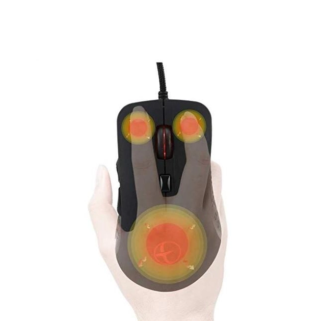 2400DPI проводная игровая мышь с подогревом тихая Bakeey 6 кнопок - изображение 2