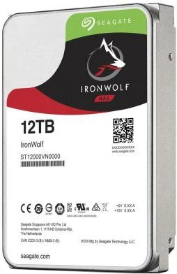 Seagate 3.5インチ内蔵HDD 12TB (ST12000VN0008) Жесткий диск Seagate IronWolf HDD 12TB 7200rpm 256MB