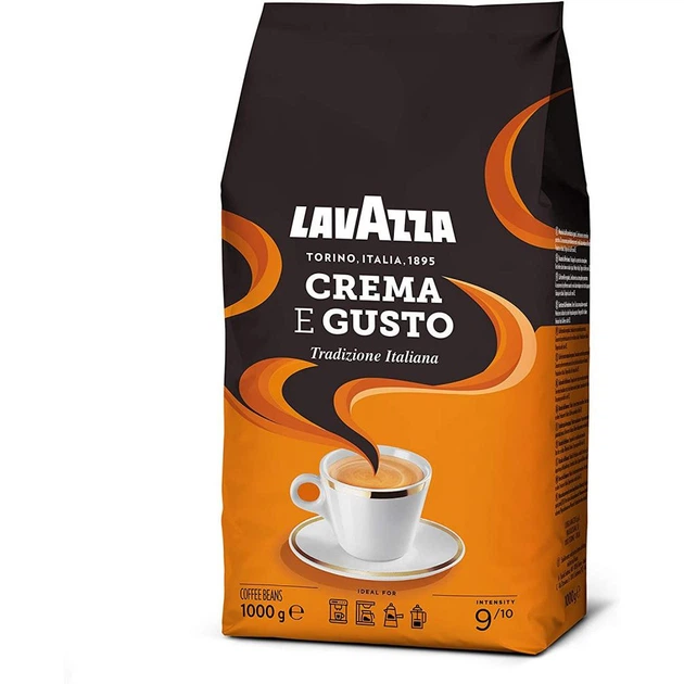 Кофе в зернах Lavazza Crema e Gusto Tradizione Italiana 1 кг - Фото 1 Кофе в зернах Lavazza Crema e Gusto Tradizione Italiana 1 кг - изображение 1
