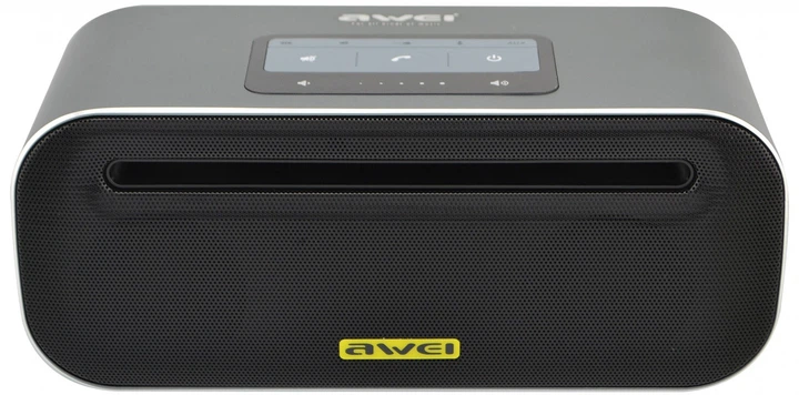 Портативна сенсорна Bluetooth колонка Awei Y600 (Bluetooth, MP3, AUX, Mic) Grey (5587) - Фото 2 Портативна сенсорна Bluetooth колонка Awei Y600 (Bluetooth, MP3, AUX, Mic) Grey (5587) - зображення 2