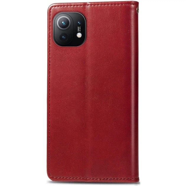 Шкіряний чохол книжка GETMAN Gallant (PU) для Xiaomi Mi 11 Червоний - Фото 1 Шкіряний чохол книжка GETMAN Gallant (PU) для Xiaomi Mi 11 Червоний - зображення 1