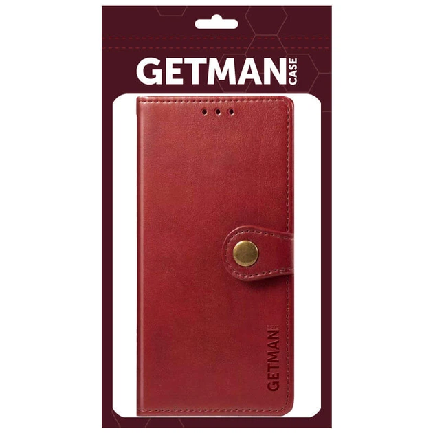 Кожаный чехол-книжка GETMAN Gallant (PU) для Samsung Galaxy A52 4G / A52 5G / A52s Красный - Фото 4 Кожаный чехол-книжка GETMAN Gallant (PU) для Samsung Galaxy A52 4G / A52 5G / A52s Красный - изображение 4