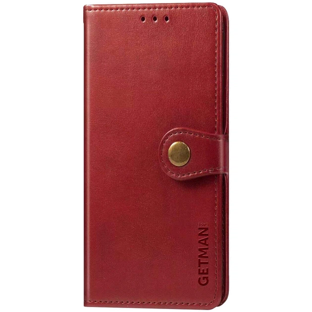Кожаный чехол-книжка GETMAN Gallant (PU) для Samsung Galaxy A52 4G / A52 5G / A52s Красный - Фото 1 Кожаный чехол-книжка GETMAN Gallant (PU) для Samsung Galaxy A52 4G / A52 5G / A52s Красный - изображение 1