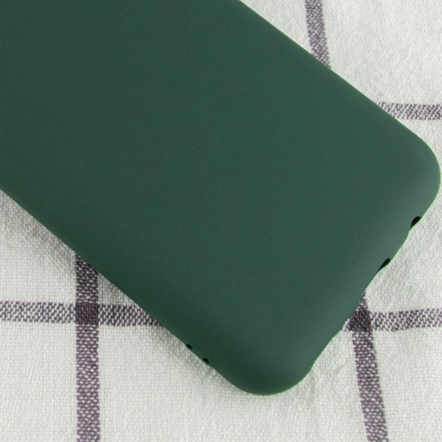 Чохол Silicone Cover My Color Full Protective (A) Samsung Galaxy S21 Ultra Зелений / Dark green Без бренду - зображення 3