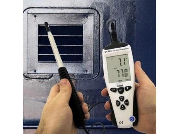 Термоанемометр с телескопическим зондом Flus ET-961 - изображение 7
