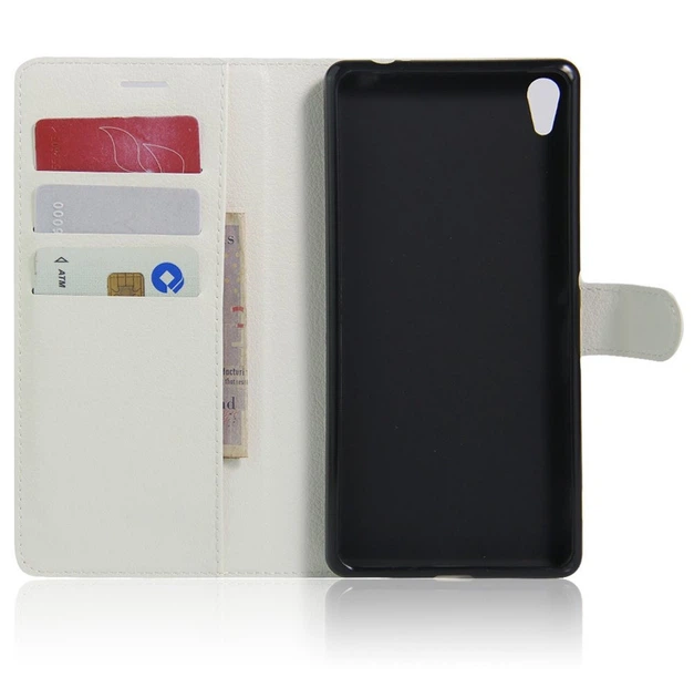Чохол-книжка Litchie Wallet для Sony Xperia XA1 Plus G3412 Білий - Фото 3 Чохол-книжка Litchie Wallet для Sony Xperia XA1 Plus G3412 Білий - зображення 3