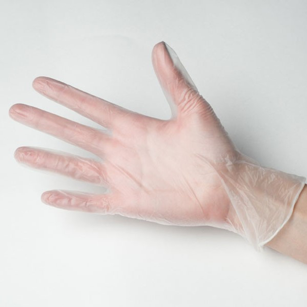 Вінілові рукавички неопудрені (XL) 100 шт/уп Medicom - зображення 2