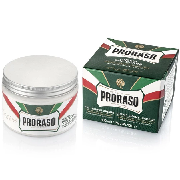 Крем перед бритьём с ментолом и эвкалиптом Proraso 300мл - Фото 1 Крем перед бритьём с ментолом и эвкалиптом Proraso 300мл - изображение 1