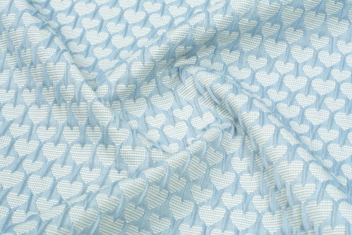 Ткань Жаккард фигуры индиго пог. м. (10568) - изображение 2