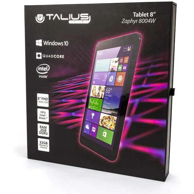 Планшет Talius Zaphyr W8004 8"IPS Intel x5-Z8350 2/32Gb Win 10 Black - Фото 5 Планшет Talius Zaphyr W8004 8"IPS Intel x5-Z8350 2/32Gb Win 10 Black - зображення 5