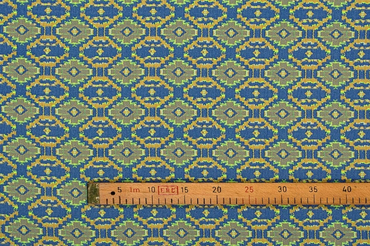 Ткань Жаккард фигуры горчица пог. м. (8186) - Фото 3 Ткань Жаккард фигуры горчица пог. м. (8186) - изображение 3