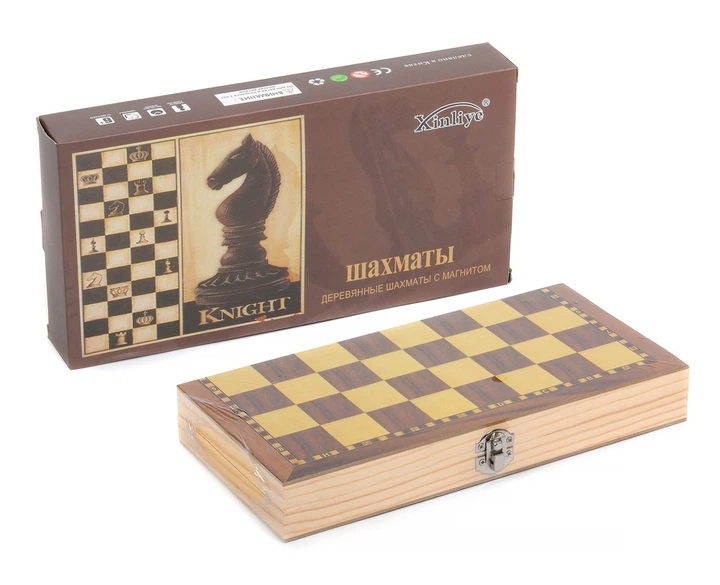 Шахи магнітні Xinliye Magnetic Set дерев'яні 29 см (29816) - зображення 2