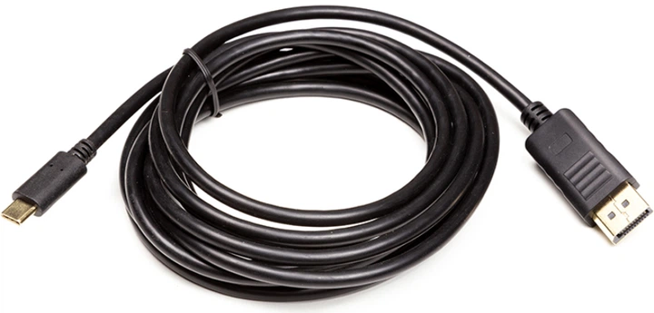Kabel PowerPlant USB Type-C 3.1 Thunderbolt 3 (M) - DisplayPort (M) 4K 3 m (CA912544) - Zdjęcie 2 Kabel PowerPlant USB Type-C 3.1 Thunderbolt 3 (M) - DisplayPort (M) 4K 3 m (CA912544) - obraz 2
