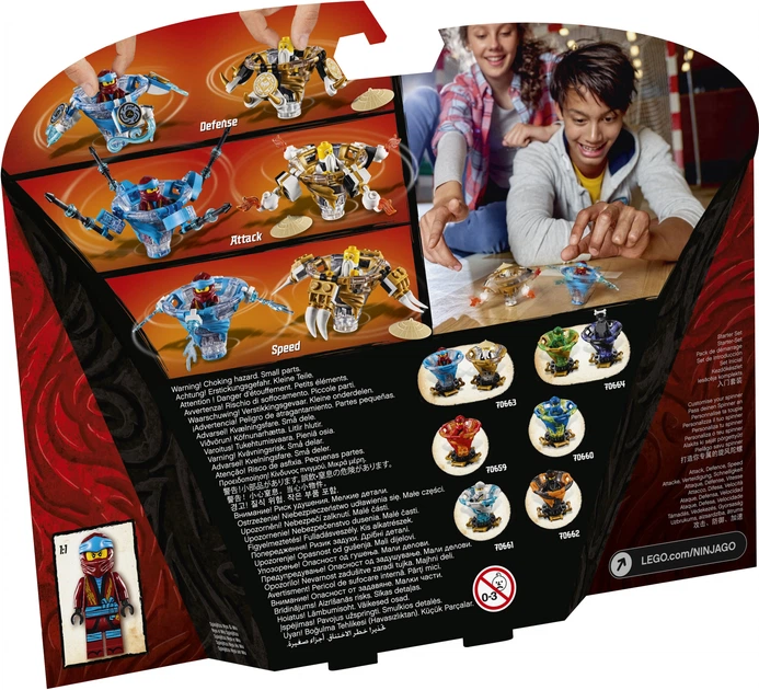 Конструктор LEGO NINJAGO Ния и Ву: мастера Кружитцу 227 деталей