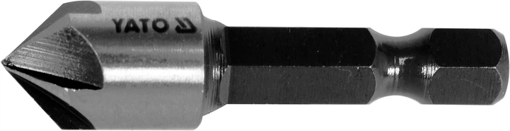 Зенківка конічна для металу YATO HEX- 1/4" 10.4 x 40 мм (YT-44723) - изображение 2