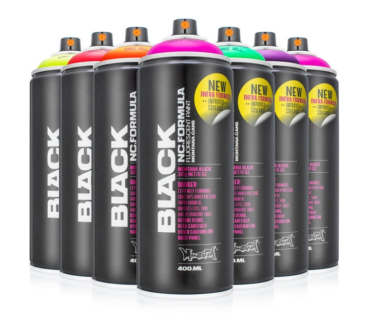 Краска аэрозоль Montana Cans Black INFRA 400мл Инфра Фиолетовая IN4500 - Фото 2 Краска аэрозоль Montana Cans Black INFRA 400мл Инфра Фиолетовая IN4500 - изображение 2