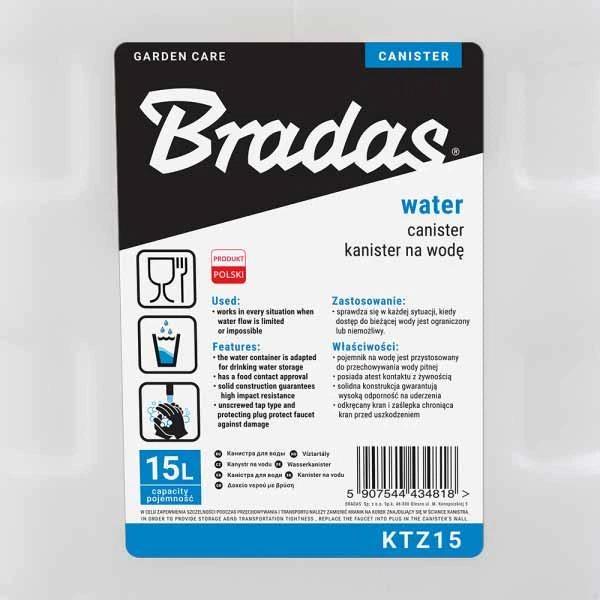 Канистра для воды, 20л, с краном, KTZ20 - изображение 4