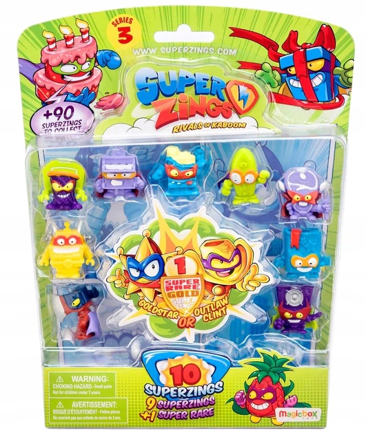 Набор фигурок Super Zings серия 3, 9+1 (PSZ3B016IN00) – игрушки с