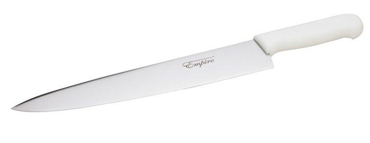 Нож Empire профессиональный с белой ручкой L 430 мм - изображение 1