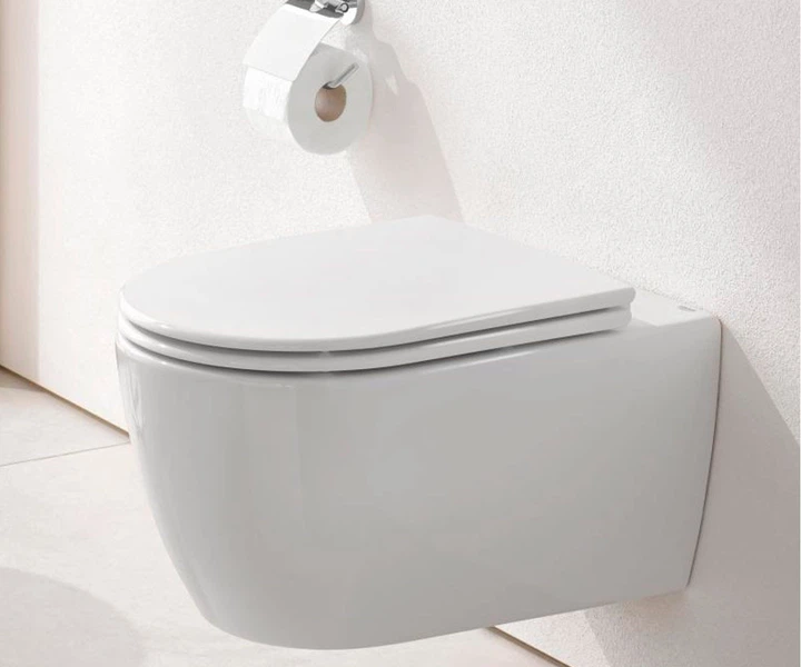 Унитаз подвесной GROHE Essence 3957100H безободковый без сиденья - изображение 5