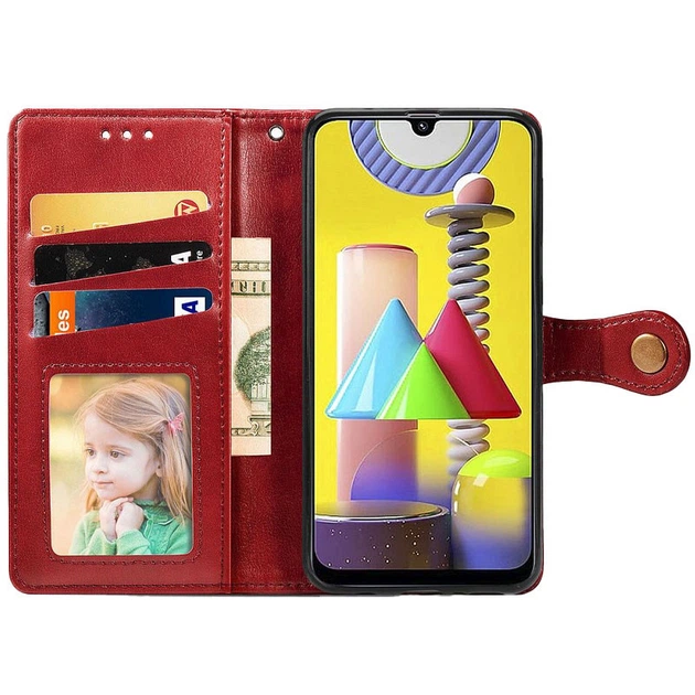 Чехол книжка на Xiaomi Redmi Note 10 для Ксяоми, сяоми, ксиоми редми ноте 10 искусственная кожа Красный - изображение 4