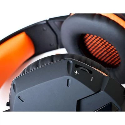 Навушники REAL-EL GDX-7700 SURROUND 7.1 black-orange - зображення 4