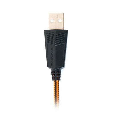 Навушники REAL-EL GDX-7700 SURROUND 7.1 black-orange - зображення 8