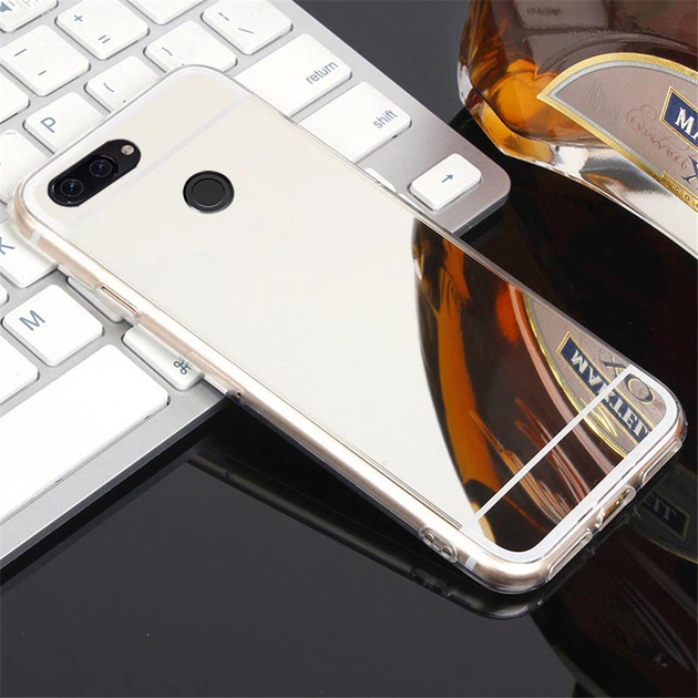 Чехол Fiji Mirror для Huawei P Smart Enjoy 7S (FIG-LX1) силикон зеркальный бампер металлик - Фото 1 Чехол Fiji Mirror для Huawei P Smart Enjoy 7S (FIG-LX1) силикон зеркальный бампер металлик - изображение 1