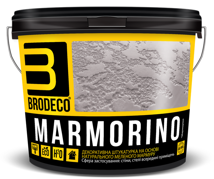 Декоративна штукатурка Marmorino TM Brodeco 15 кг - изображение 3