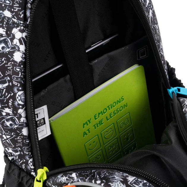 Рюкзак Kite з ортопедичною спинкою зі світловідбивними елементами Education Swag K21-700M-1 (LED) підсвітка - Фото 8 Рюкзак Kite з ортопедичною спинкою зі світловідбивними елементами Education Swag K21-700M-1 (LED) підсвітка - зображення 8