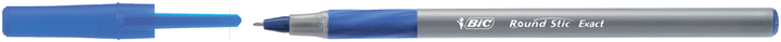 Ручка шариковая Bic Round Stic Exact синяя 4шт в блистере (bc932857) - изображение 2