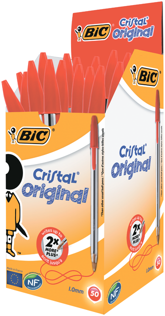 Ручка кулькова Bic Cristal червона (bc847899) - зображення 2