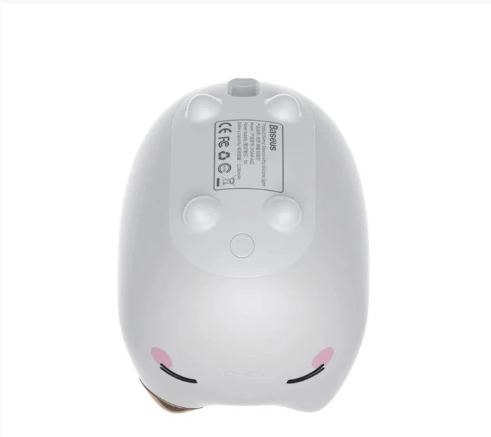 Портативний дитячий нічник BASEUS Cute series Kitty силіконовий - зображення 5