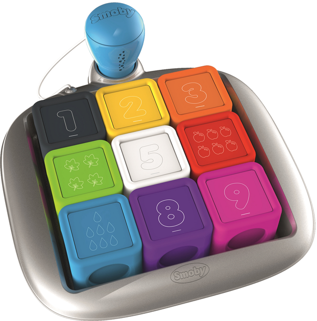 Інтерактивний набір кубиків Smoby Toys Смобі Смарт зі звуковими та світловими ефектами (190102) - зображення 1