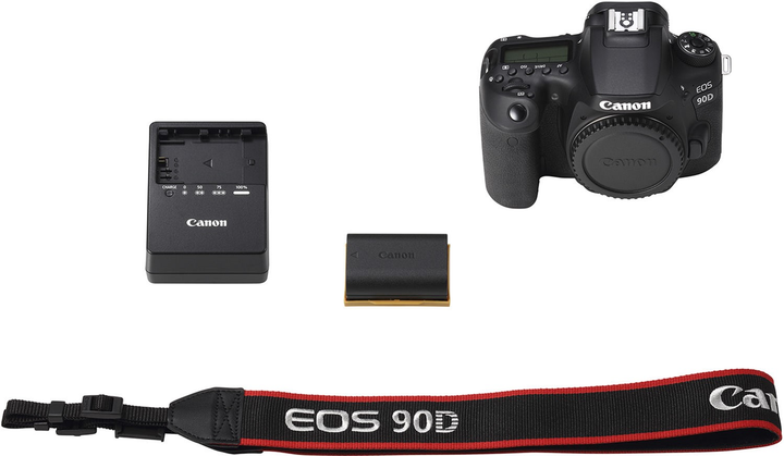 Фотоаппарат Canon EOS 90D Body Black (3616C026) купить на