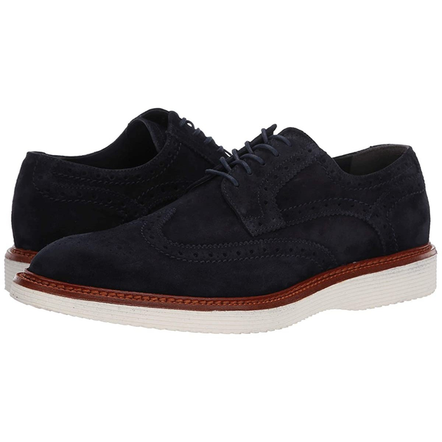 Trask Rogan Navy Italian Suede 42 270