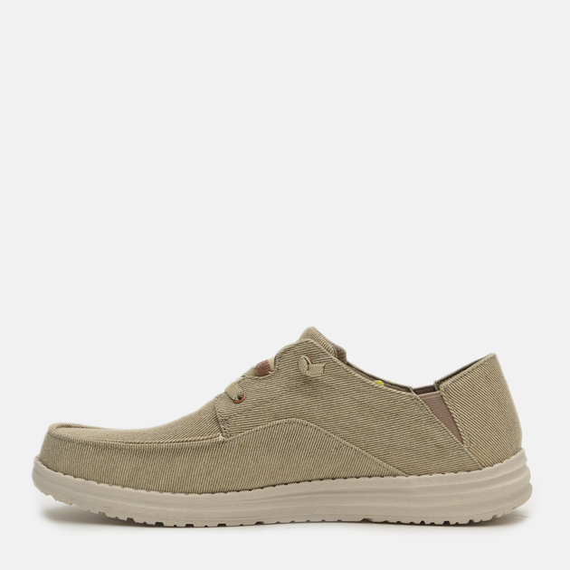 Мужские мокасины Skechers 66384 TAN 45 Серые (193642088526) 