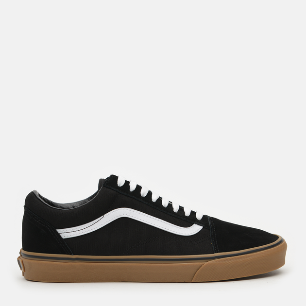 Акція на Чоловічі кеди низькі Vans VN0001R1GI61 43 (28 см) BLACK/MEDIUM GUM від Rozetka