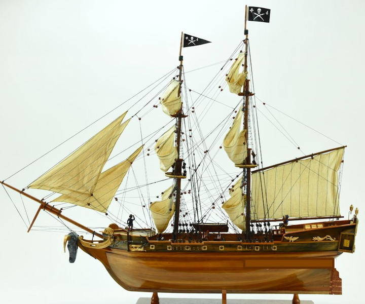 Пиратский корабль (синий) 36 см