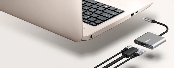 USB-хаб Trust Dalyx 3-in-1 Multiport USB-C Adapter (23772) - зображення 11