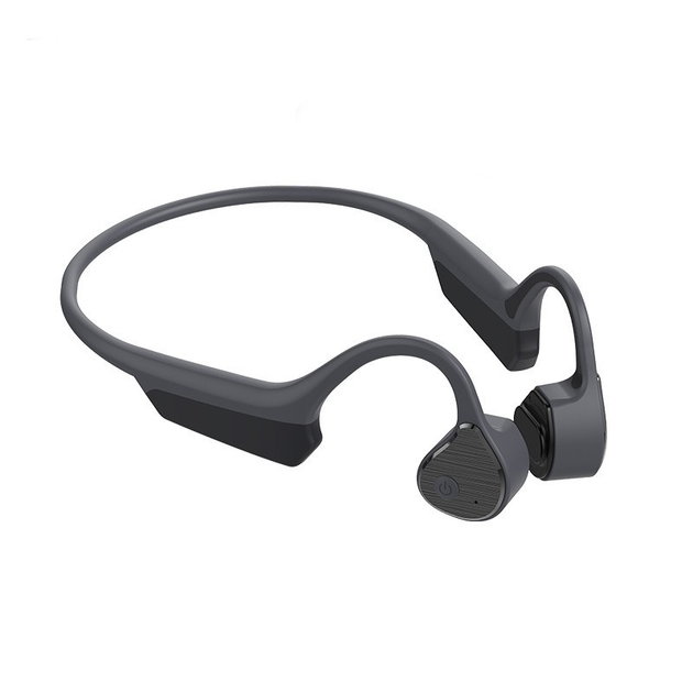 Беспроводные наушники с костной проводимостью Pro 9 серые Bluetooth 5.0 ...