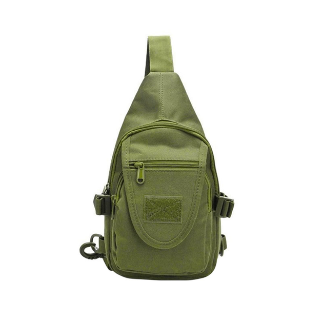 Рюкзак тактический на одно плечо AOKALI Outdoor A32 Green - изображение 1